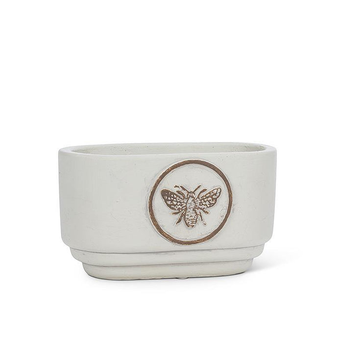 Bee Crest Oval Planter