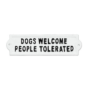 Sign - Dogs Welcome....