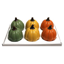 Load image into Gallery viewer, Large Ceramic Pumpkin