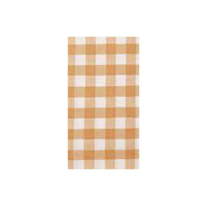 Orange Plaid Tea Towel