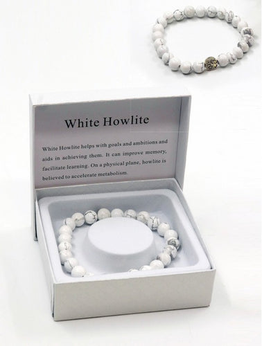 White Howlite Bracelets