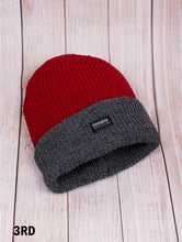 Load image into Gallery viewer, Two-Tone Knitted Hat