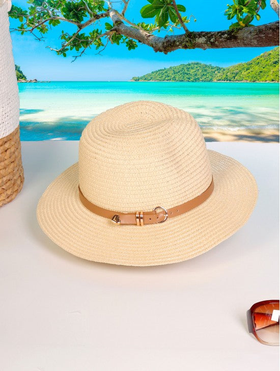 Summer Fedora with Leather strap