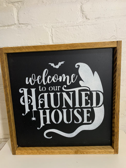 Square Framed Halloween Signs
