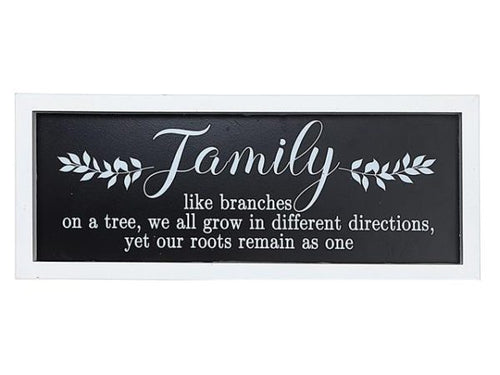 Framed Family Sign