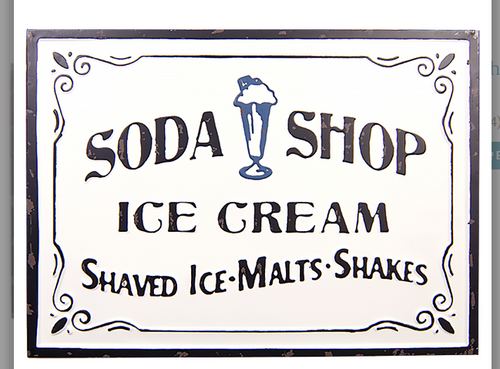 Soda Shop Sign