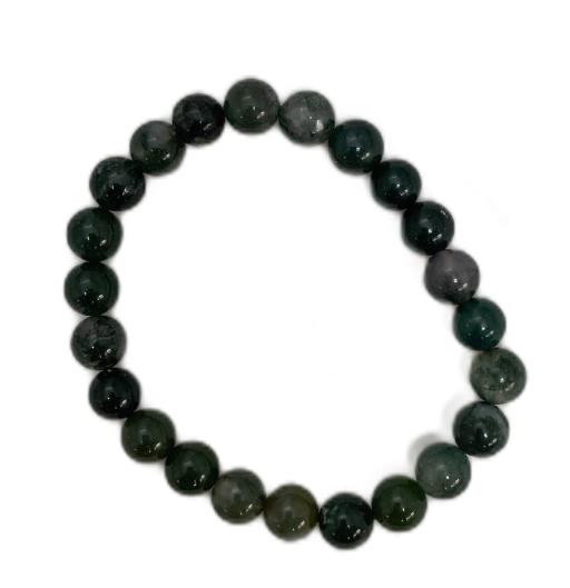 Moss Agate 8Mm Bracelet