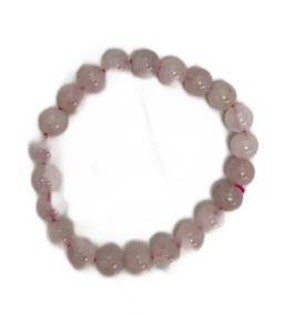 Rose Qtz. Natural 8Mm Bracelet