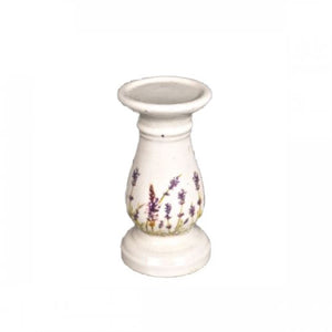 Ceramic Candle Stick with Lavender