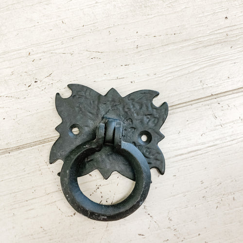 Cast Iron Drawer Pull--Black