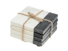 Load image into Gallery viewer, Marble Coasters - Set of 4