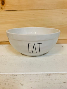 Rae Dunn Inspired "EAT" bowls