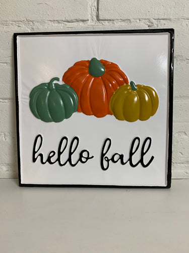 Pumpkin Wall Decor