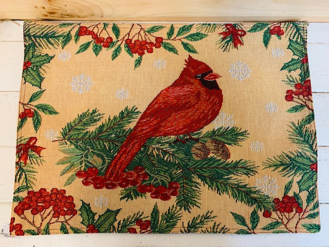Cardinal Tapestry Placemat