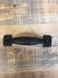 Cast Iron Black Drawer Pull