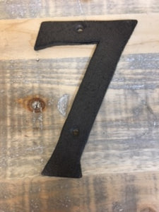 Cast iron Numbers