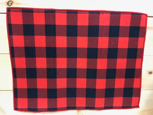 Buffalo Plaid Drying Mats