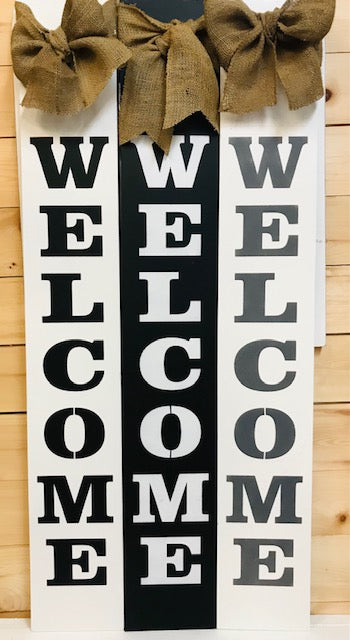 4 Foot Welcome Porch Sign