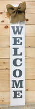 Load image into Gallery viewer, 4 Foot Welcome Porch Sign