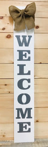 4 Foot Welcome Porch Sign
