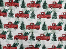 Load image into Gallery viewer, Red Truck with Tree