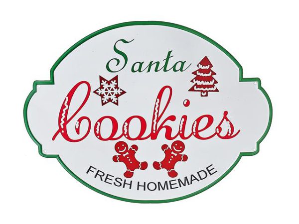Santa Cookies Sign