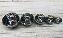 Load image into Gallery viewer, 5 Piece Stainless Steel Bowl Set