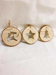 Cut-out Wooden Ornaments