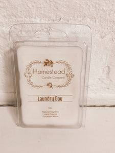 Laundry Day Wax Melts Soy Wax Homestead Candle Company