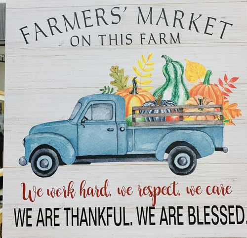 Farmer's Market Wall Decor