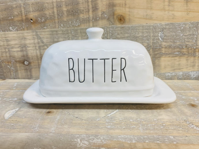 Rae Dunn Inspired Butter Dish