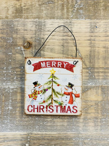 Small Hanging Christmas Sign