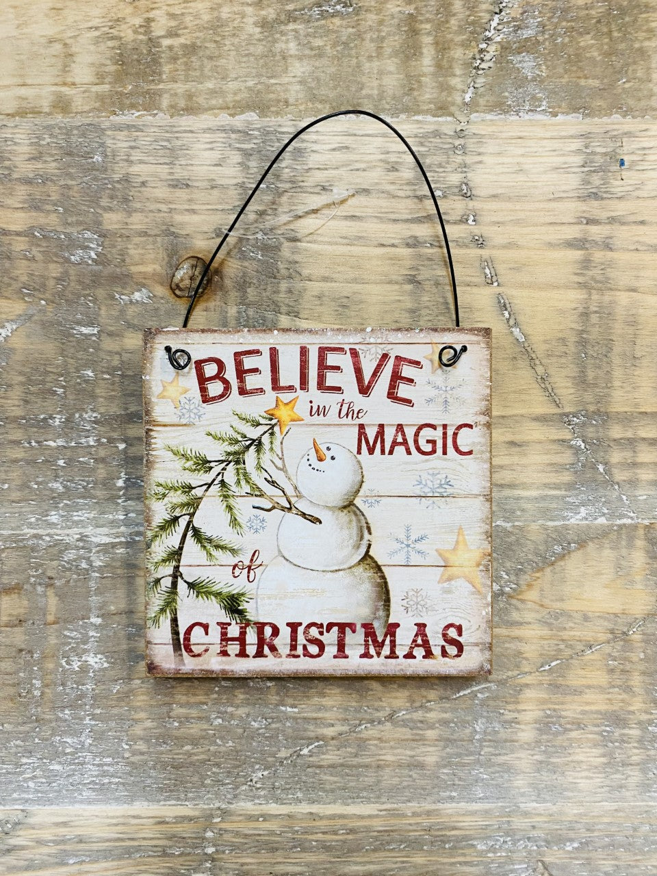 Small Hanging Christmas Sign
