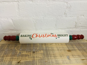 Rolling Pin Christmas Baking