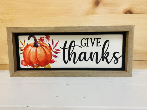 Framed Farmhouse Style Fall Sign