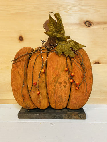 Standing Orange Pumpkins