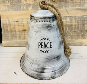 Metal Bell with Peace