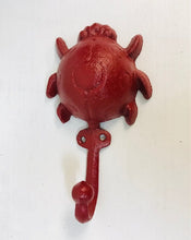 Load image into Gallery viewer, Cast Iron Ladybug Hook