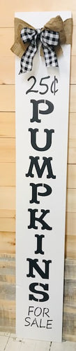 6 Foot Porch Sign Fall Porch Signs