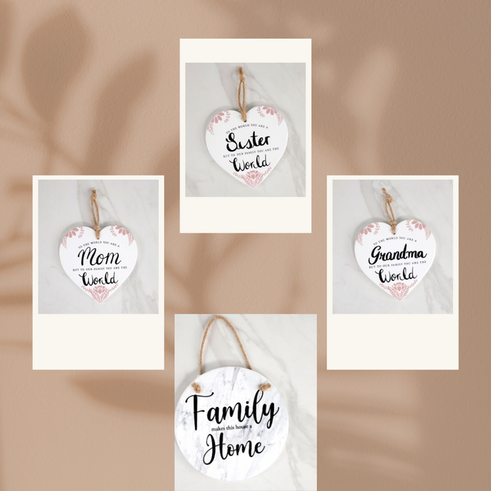 Hanging Family Plaques