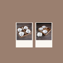 Load image into Gallery viewer, Set of 4 Bowls  Dishes with Spoons